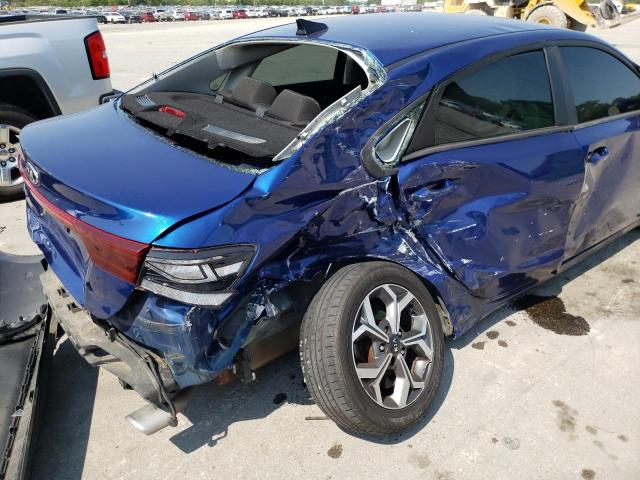 3KPF24AD1KE104357 - 2019 KIA FORTE FE BLUE photo 9