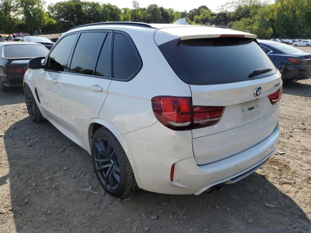 5YMKT6C38H0X20741 - 2017 BMW X5 M WHITE photo 3