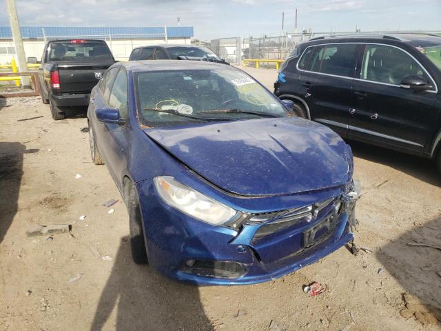 1C3CDFCB5ED668334 - 2014 DODGE DART LIMIT BLUE photo 1