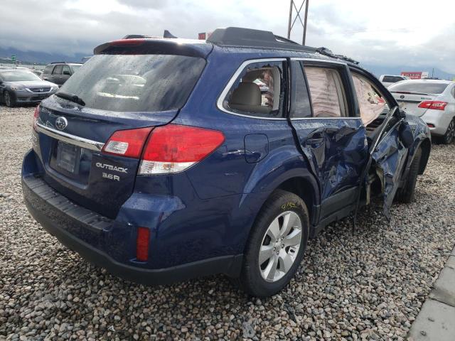 4S4BRDKC1B2388582 - 2011 SUBARU OUTBACK 3. BLUE photo 4