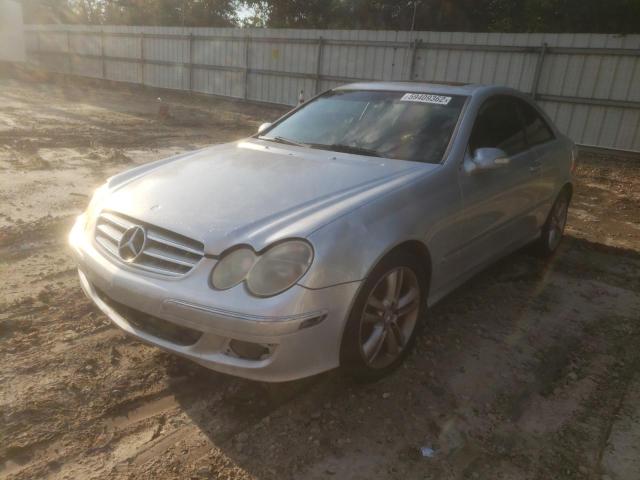 WDBTJ56H96F182094 - 2006 MERCEDES-BENZ CLK 350 SILVER photo 2