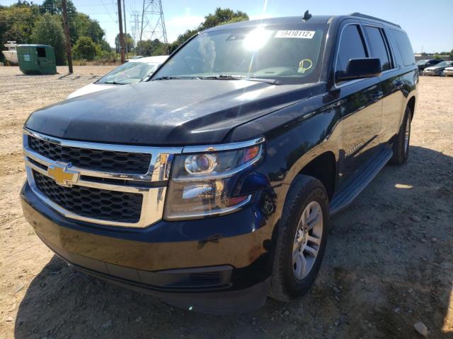 1GNSKJKC3FR129250 - 2015 CHEVROLET SUBURBAN K BLACK photo 2