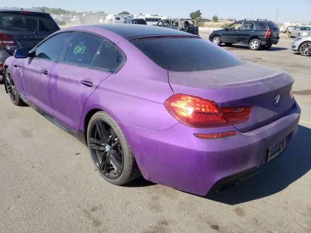 WBA6B4C53DDG67839 - 2013 BMW 650 XI PURPLE photo 3