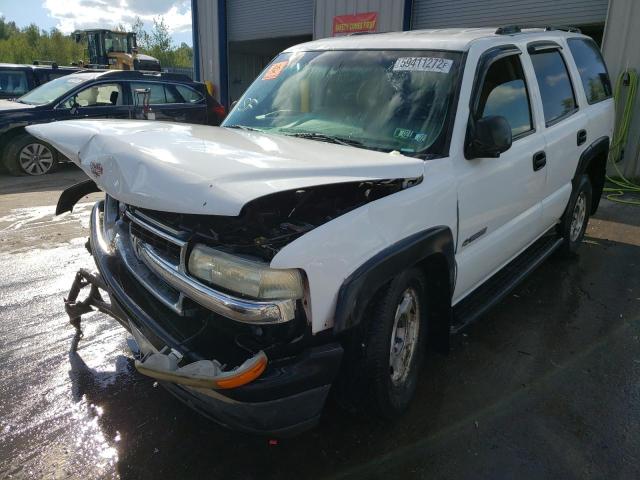 1GNEK13V93R114695 - 2003 CHEVROLET TAHOE K150 WHITE photo 2