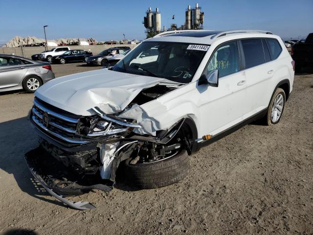 1V2ER2CA3MC564420 - 2021 VOLKSWAGEN ATLAS SEL Білий фото 2