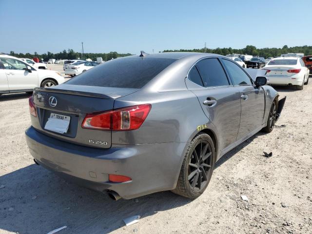 JTHBF5C28C5169206 - 2012 LEXUS IS 250 GRAY photo 4