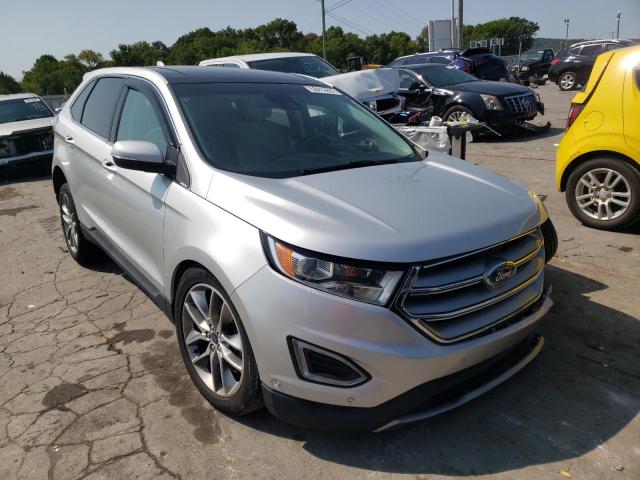 2FMPK4K83FBB65501 - 2015 FORD EDGE TITAN SILVER photo 1