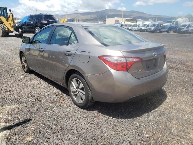 5YFBPRHE0FP314948 - 2015 TOYOTA COROLLA EC SILVER photo 3