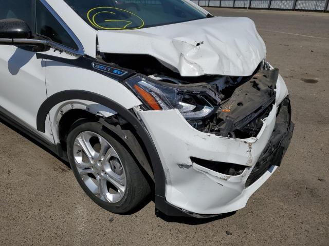 1G1FY6S03L4143534 - 2020 CHEVROLET BOLT EV LT WHITE photo 9