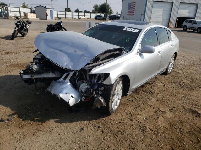 JTHBH96S465000737 - 2006 LEXUS GS 300 AWD SILVER photo 2