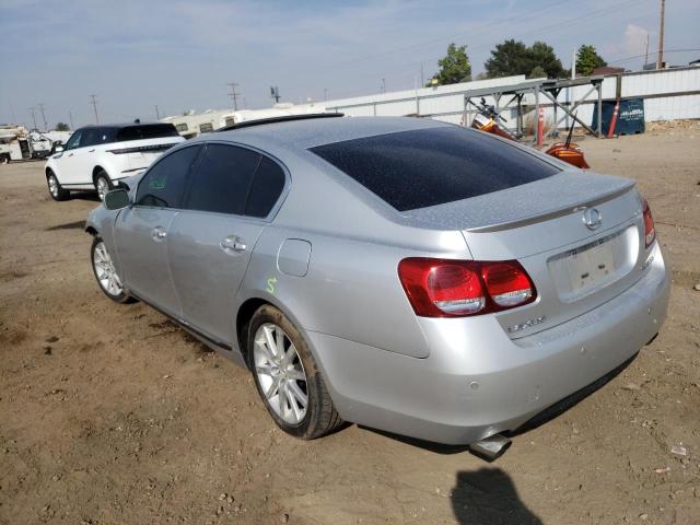 JTHBH96S465000737 - 2006 LEXUS GS 300 AWD SILVER photo 3