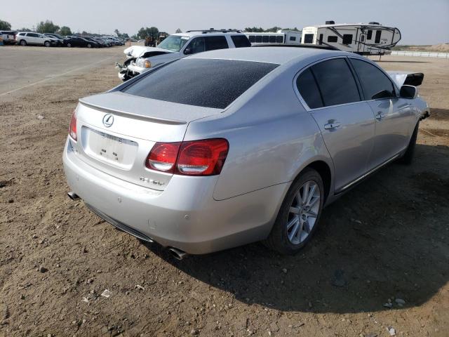 JTHBH96S465000737 - 2006 LEXUS GS 300 AWD SILVER photo 4