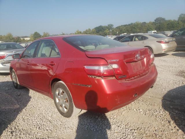 4T1BE46K27U096979 - 2007 TOYOTA CAMRY CE RED photo 3