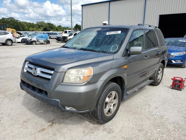 2HKYF18727H517497 - 2007 HONDA PILOT EXL GRAY photo 2