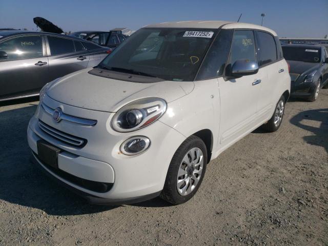 ZFBCFAAH8FZ031431 - 2015 FIAT 500L POP WHITE photo 2