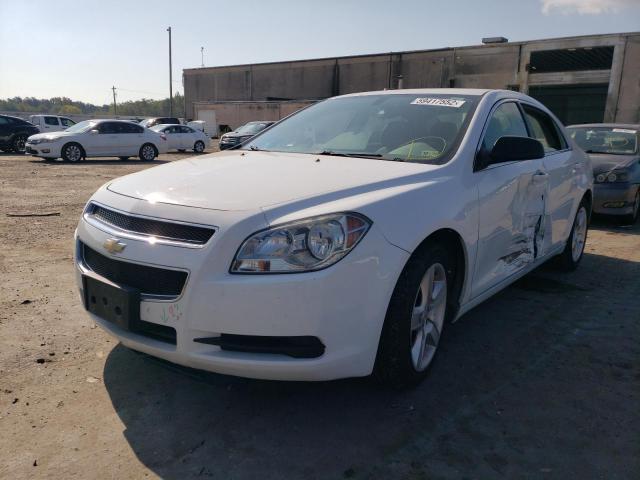 1G1ZB5E05CF219425 - 2012 CHEVROLET MALIBU LS WHITE photo 2