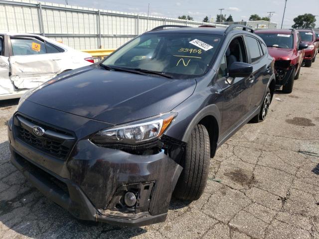 JF2GTADCXJH251208 - 2018 SUBARU CROSSTREK GRAY photo 2