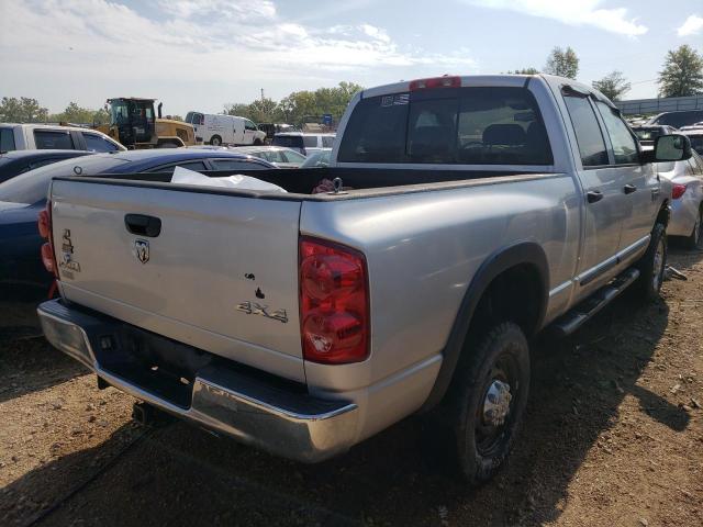 3D7KS28A28G113571 - 2008 DODGE RAM 2500 S SILVER photo 4