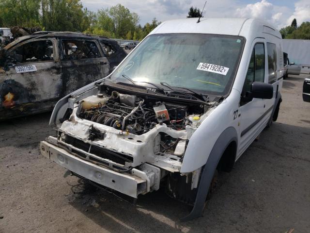 NM0LS6BN9AT030193 - 2010 FORD TRANSIT CO WHITE photo 2