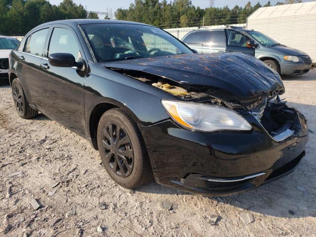 1C3CCBABXCN319966 - 2012 CHRYSLER 200 LX BLACK photo 1