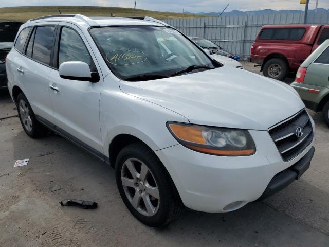 5NMSH13E88H214079 - 2008 HYUNDAI SANTA FE WHITE photo 1