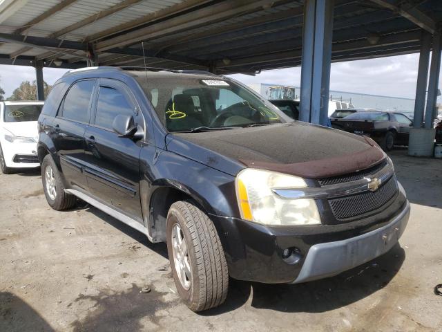 2CNDL73F256086777 - 2005 CHEVROLET EQUINOX BLACK photo 1