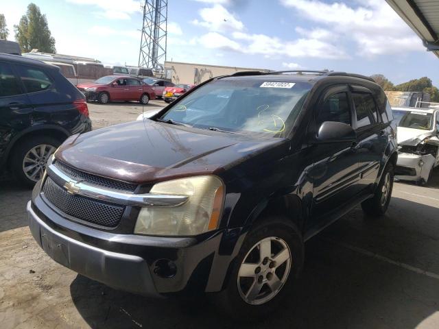 2CNDL73F256086777 - 2005 CHEVROLET EQUINOX BLACK photo 2