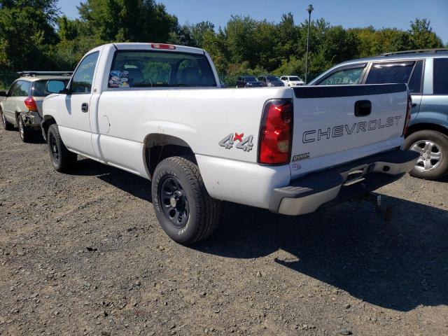 1GCEK14X75Z213141 - 2005 CHEVROLET SILVERADO WHITE photo 3