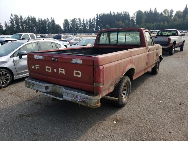 1FTDF15N2KPA69874 - 1989 FORD F150 RED photo 4