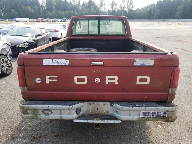 1FTDF15N2KPA69874 - 1989 FORD F150 RED photo 6