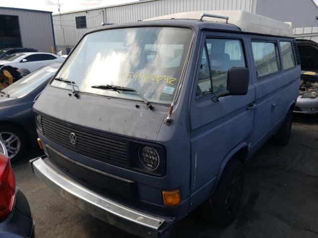 WV2YB0251EH064600 - 1984 VOLKSWAGEN VANAGON BU GRAY photo 2