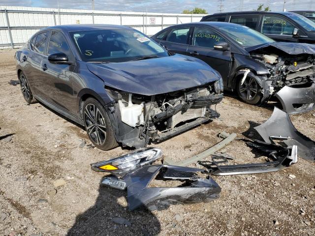 3N1AB8DV3LY299113 - 2020 NISSAN SENTRA SR GRAY photo 1