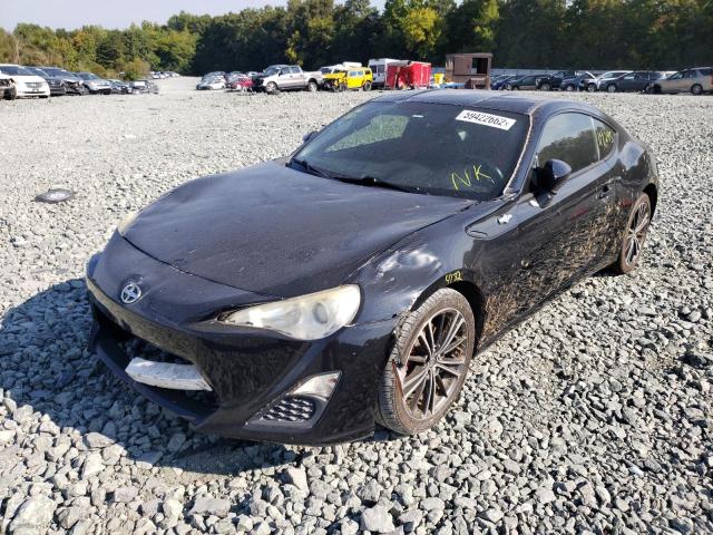 JF1ZNAA16D2719548 - 2013 TOYOTA SCION FR-S BLACK photo 2