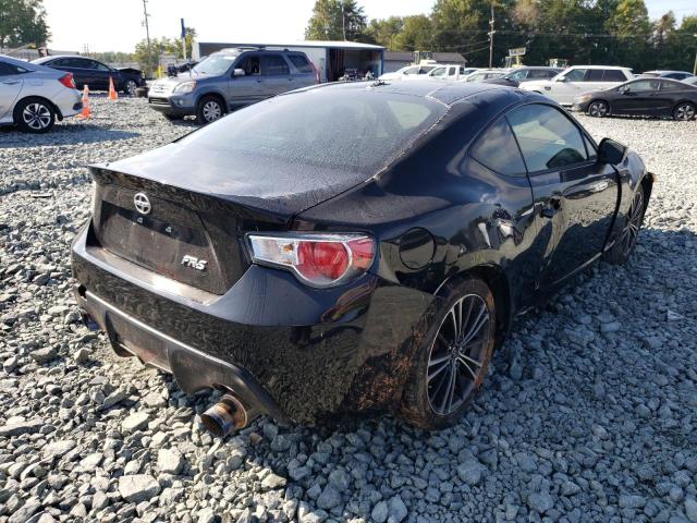 JF1ZNAA16D2719548 - 2013 TOYOTA SCION FR-S BLACK photo 4