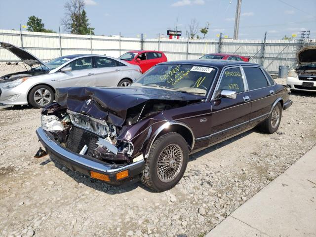 SAJKW1741PC680927 - 1993 JAGUAR XJ6 VANDEN MAROON photo 2