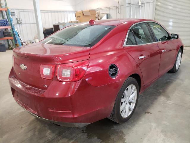1G11H5SA5DF265671 - 2013 CHEVROLET MALIBU LTZ წითელი ფოტო 4