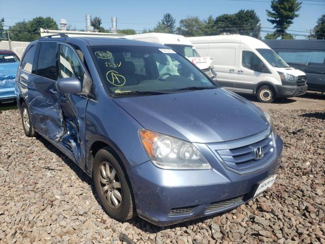 5FNRL38629B048302 - 2009 HONDA ODYSSEY BLUE photo 1