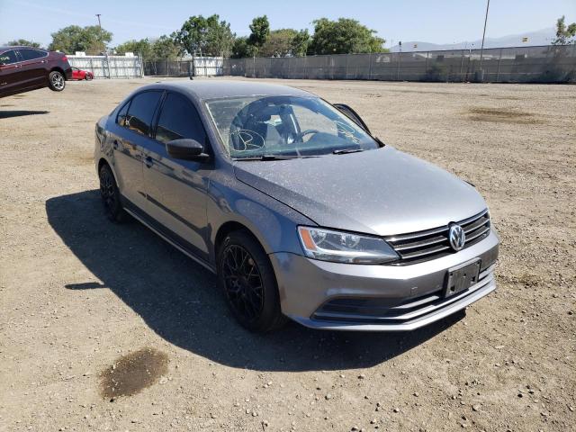 3VW2K7AJ2FM320765 - 2015 VOLKSWAGEN JETTA BASE 灰色 照片 1