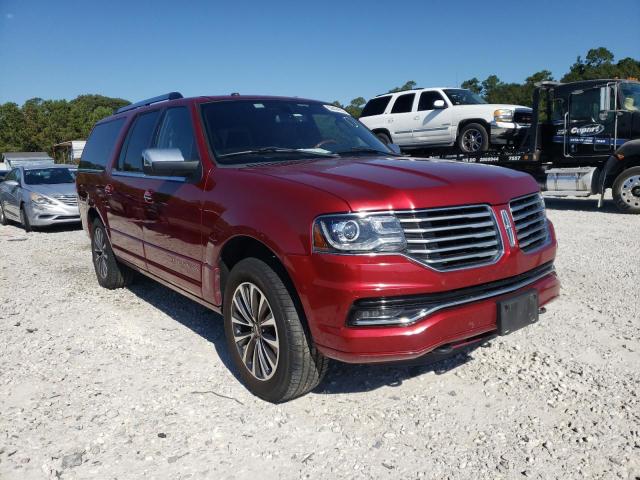 5LMJJ3HT2FEJ14443 - 2015 LINCOLN NAVIGATOR 勃艮第红 照片 1