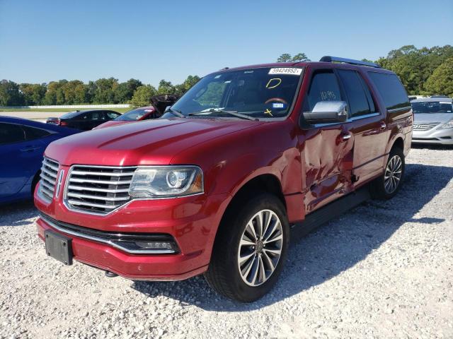 5LMJJ3HT2FEJ14443 - 2015 LINCOLN NAVIGATOR BURGUNDY photo 2