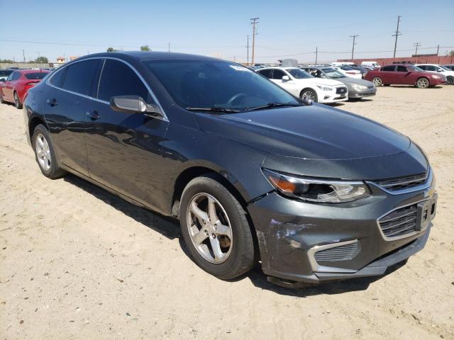 1G1ZB5ST6HF120232 - 2017 CHEVROLET MALIBU LS GRAY photo 1