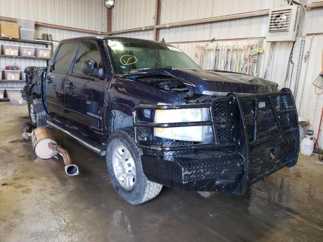 1GCHC23K88F135268 - 2008 CHEVROLET SILVERADO BLUE photo 1