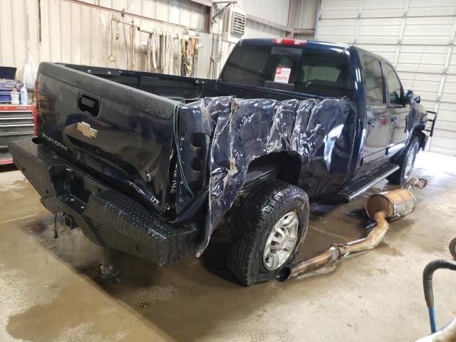 1GCHC23K88F135268 - 2008 CHEVROLET SILVERADO BLUE photo 4