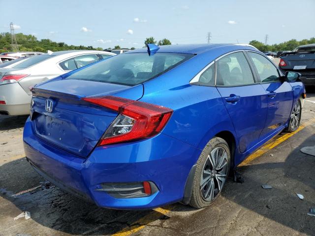 19XFC1F70JE001993 - 2018 HONDA CIVIC EXL Niebieski zdjęcie 4