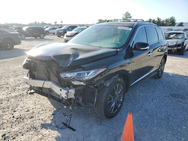 5N1DL0MN8KC502296 - 2019 INFINITI QX60 LUXE BLACK photo 2