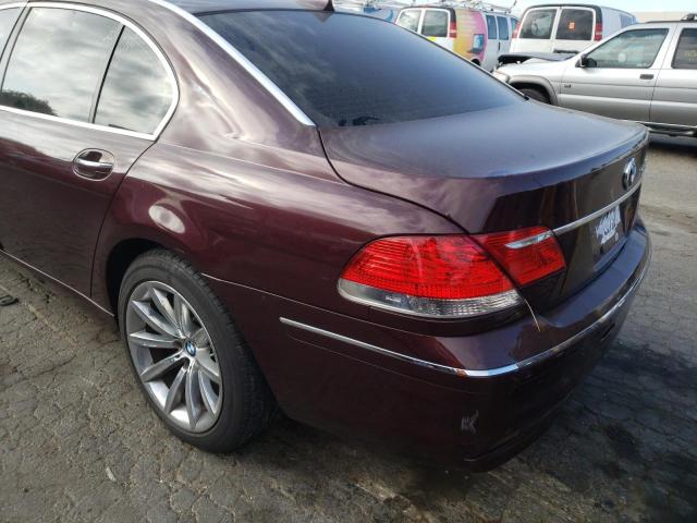 WBAHN83587DT73376 - 2007 BMW 750 BROWN photo 9