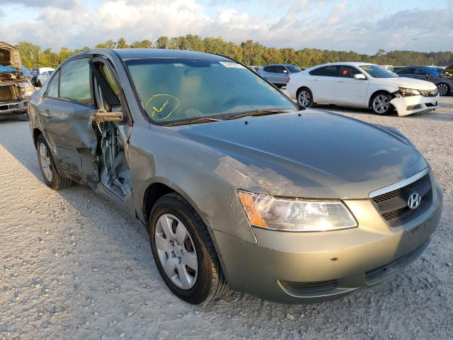 5NPET46C68H307841 - 2008 HYUNDAI SONATA GLS GRAY photo 1