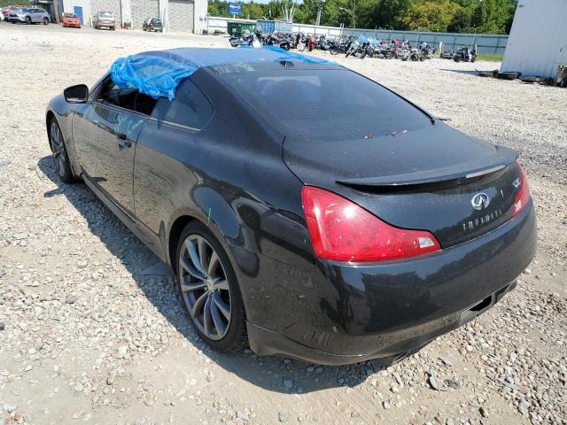 JNKCV64EX8M122276 - 2008 INFINITI G37 BASE BLACK photo 3