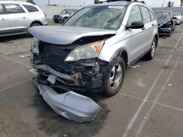 5J6RE4H35AL073079 - 2010 HONDA CR-V LX SILVER photo 2