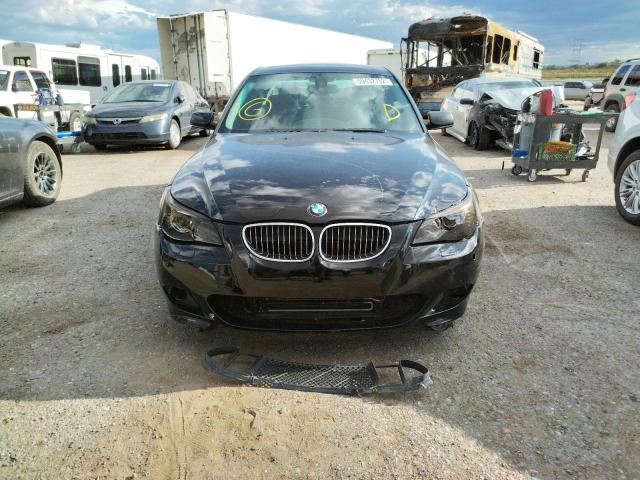 WBANW53518CT49149 - 2008 BMW 550 I BLACK photo 9